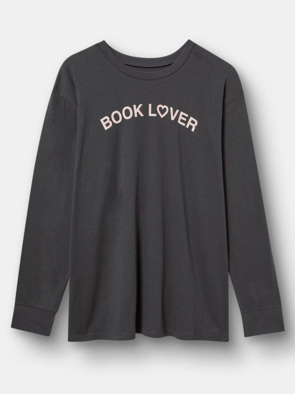Torrid Size 2 2x Book Lover Long Sleeve Graphic tee t-shirt 18 20 Booklover
